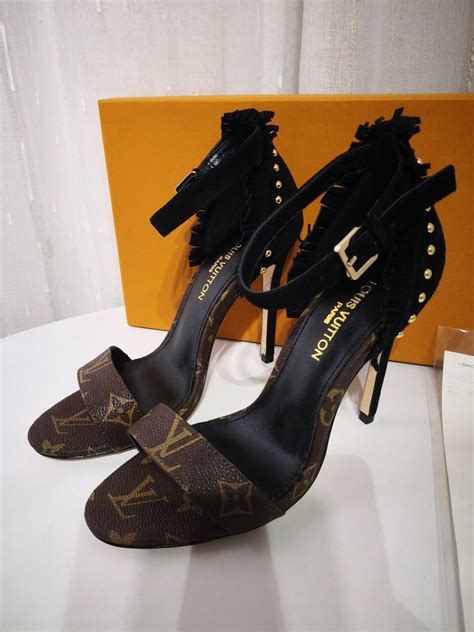 replica lv high heels